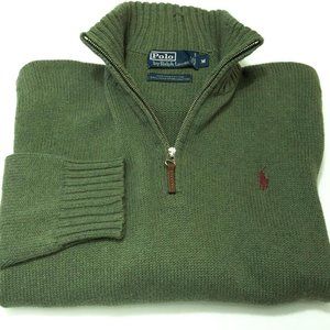 ralph lauren quarter zip sweater (mens)
